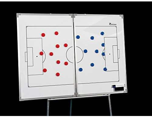 Precision - Tableau de tactiques (90 cm x 120 cm) (Blanc/Gris/Noir)