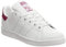 adidas Stan Smith J, Sneaker Unisex - Bambini e ragazzi, White Footwear White Footwear White Bold Pink, 35.5 EU