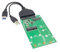 Chenyang CY USB 3.0 à 22 broches SATA 2.5 disque dur vers 2 en 1 Combo Mini PCI-E 2 voies M.2 NGFF & mSATA SSD adaptateur convertisseur