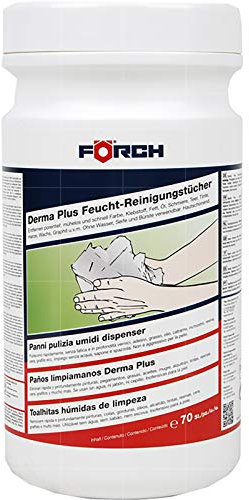 FÖRCH Feucht-Reinigungstücher DERMA PLUS - 70 Stück