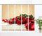 gardinen-for-life Flächenvorhang Rose - 5er - Serie, Set 5tlg, Jew. Gr.60x260 cm