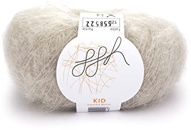 ggh Kid - leichte Mohairwolle zum Stricken - Farbe 125 - Angorakanin