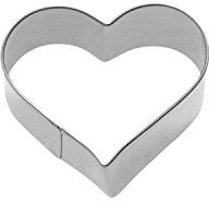 Westmark Ausstechformen Herz, 6 cm, Edelstahl, Silber, 6 x 5,8 x 2,2 cm