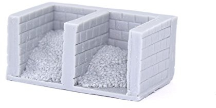 Coal Bunker OO HO Gauge Unpainted by WWS - Model Trains, Railways