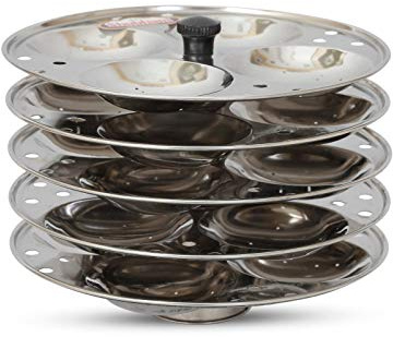 Sahishnu Online and Marketing Stainless Steel Idli Stand, Idli Stand Suitable for Cooker, Stainless Steel Idli Maker, Idli Maker