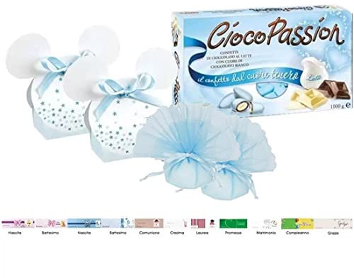 set Scatoline Portaconfetti Disney 20 pz + Confetti + veli + Bigliettini (Mickey's Stars 68048)