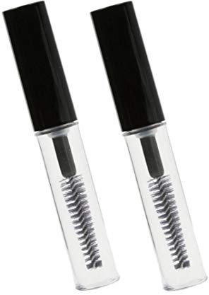2ST 4ML Leere Mascara Rohr Mit Wimpern Wand DIY Mascarabehälter Wimper-Wachstum Serum Container Mini Mascara Flasche Mit Applikator Für Zu Hause Und Unterwegs