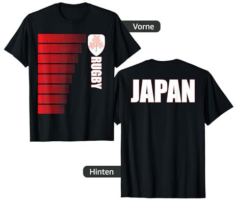 Japan Rugby-Trikot japanisch Rugby 2-seitige T-Shirt