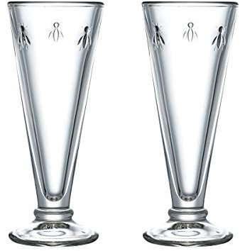 La Rochere Set of 2 Bee Champagne Flutes 15cl