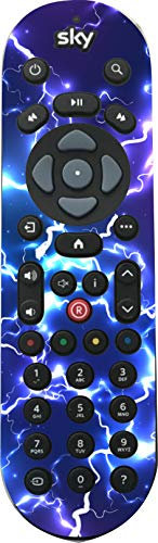 Blue Electric Remote Controller Vinyl Skin/Sticker to fit SKY Q Non Touch sq2