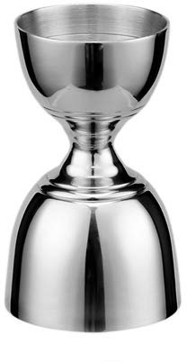 Derrison Bell Jigger Edelstahl-Barwerkzeug mit 14,2 g, 28,3 g, 42,5 g und 57,7 g Messmarkierungen, hochglanzpolierte Oberfläche, ein Messbecher