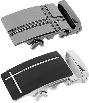 chiwanji 2x Boucle à Ceinture à Cliquet Automatique, Accessoire compatible avec ceinture 35mm, Classique