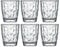 [On dirait du verre] 300 ml Paquet de 6 pièces Tasse en plastique, Sûr, Résistant aux bris, Résistant à la chaleur, Ne contient pas de bpa, Peut être lavé avec un lave - vaisselle (Transparent)