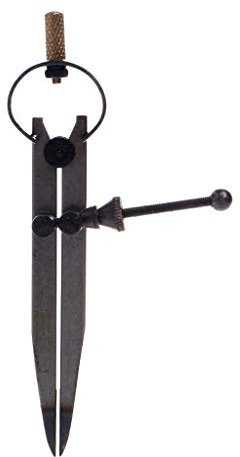 Yushu - Professionelle Zirkel für Juwelier-Werkzeugmacher, Präzisionsmesszirkel, Trennwand Handwerk-Werkzeug verstellbar, Metallkreis-Zeichenzirkel