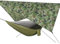 SHZICMY Hängematte Outdoor mit Moskitonetz, Camping Hängematte Tarp Kit Ultra-Licht Atmungsaktiv mit 200kg Tragelast (290 x 140cm) in Grün