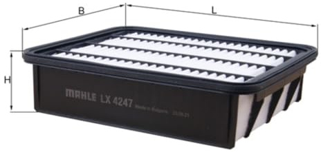 MAHLE LX 4247 Luftfilter für Toyota Land Cruiser Prado (J15) u.a.