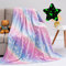 iEvery Einhorn Decke Kuscheldecke Kinder Mädchen Flauschige Decke Glow in The Dark Einhorn Leuchtend, Weiche Wohndecke Fleecedecke Einhorndecke Geschenk für Kinder, 150x130cm