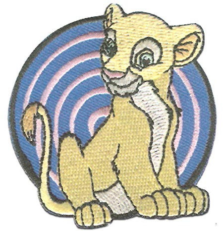 Comercial Mercera Disney © Der König Der Löwen Nala - Aufnäher, Bügelbild, Aufbügler, Applikationen, Patches, Flicken, Zum Aufbügeln, Größe: 6 x 6,5 cm