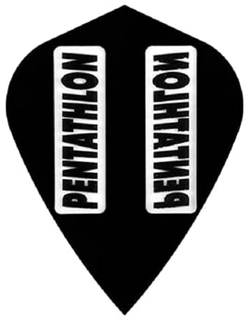 US Darts Pentathlon Black Kite Dart Flights – 3 Sets (9 Flights) – 100 Micro (extra robust) #16