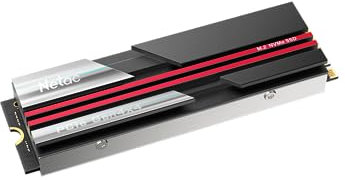 Netac NV7000 1TB M.2 NVMe SSD PCIe Gen4, Speeds up to 7000MB/s (SLC Caching, Aluminum Heatsink) for, PS5, PC