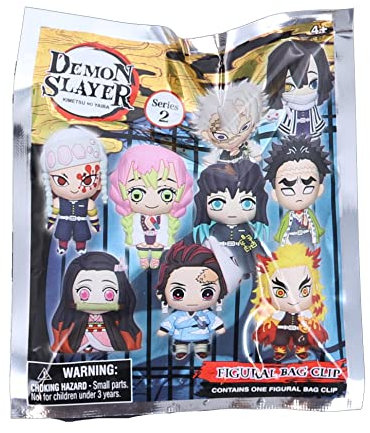 Monogram Demon Slayer Clip de Sac en Mousse 3D – Série 2 (Sac Aveugle Simple)