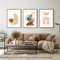 JNAOZI Leinwandbild Abstract Line Geometry Poster,Geometrisch Zeichnung Wandkunst,Modern Wanddeko Bilder Set für Wohnzimmer Schlafzimmer(Ohne Rahmen) (Stil 2,40x60cm*3)
