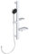 Ideal Standard BD586SI Alu+ Brausekombination, 2-Funktionshandbrause und 2 Ablagen, Silver