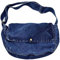 HAPINARY 1Stück Damen Denim Umhängetasche Modische Single Shoulder Bag Dunkelblau Lässige Crossbody Bag für Frauen und Mädchen für Freizeit und Alltag