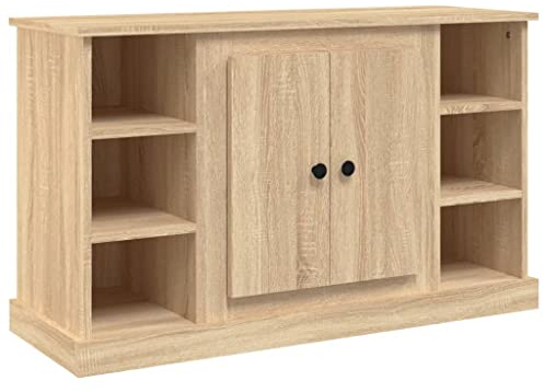vidaXL Sideboard Sonoma-Eiche 100x35,5x60 cm Holzwerkstoff
