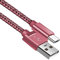 Brand-Tech Cavo micro USB in nylon intrecciato micro USB cavo di ricarica rapida compatibile con Samsung Galaxy S7 S6 J7 J5 J3, Huawei, HTC, Nokia, tablet, Kindle, PS4 (1 metro)