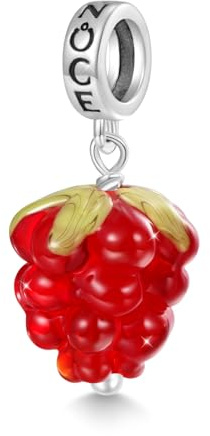 GNOCE Charm Anhänger Obst Anhänger 925 Sterling Silber Bead Charms für Armband Schmuck Geschenk für Frau Fit Armbänder/Halskette