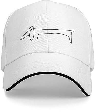 Baseballmütze Mode Unisex Picasso's Dachsund Baseballmütze Erwachsene Dachs Hund Verstellbarer Vater Hut Frauen Männer Hip Hop Hut