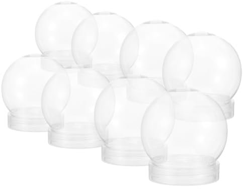 HOLIDYOYO Leere Schneekugeln Aus Kunststoff 150 Ml Kunststoffkugel Requisiten Zum Basteln
