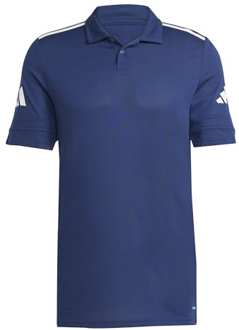 adidas Men's Squadra25 Cotton Polo Shirt, Team Navy Blue 2/White, 3XL
