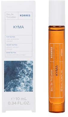 KORRES KYMA Eau de Toilette für Herren in praktischer Deluxe Reisegröße, frischer & belebender Herrenduft, dermatologisch getestet & vegan, 10 ml