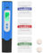 Aideepen PH Messgerät Digital, 0-14 pH-Messbereich, 0.01 Hohe Genauigkeit, pH-Wasser-Tester mit LCD-Display Hintergrundbeleuchtung für Wasser, Aquarium, Teich, Pool, Mit Kalibrierpulver(Blau)
