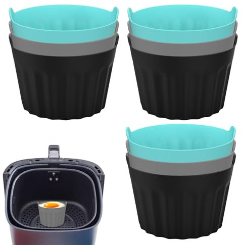 Set Ramekin, Fryer Baking Cuke Cupcake Stampo - Stampo Da Cucina, Per Uova, Da Cottura Con Questi Ramekins Di Torta. GodetePochés Antiadesivi Per Torte, Muffin, Tartarelli, Budini