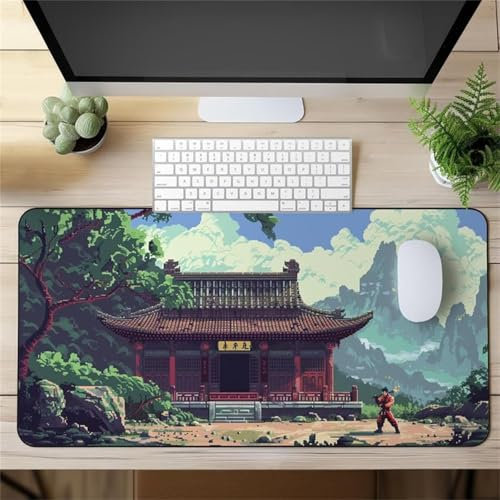 Gaming Mouse Pad, 1500x800x2mm XXL Mousepad, Large Non-Slip Desk Pad, Improved Precision and Speed, Mouse Mat Suitable for Office, Gamer, Home (Loft Building)