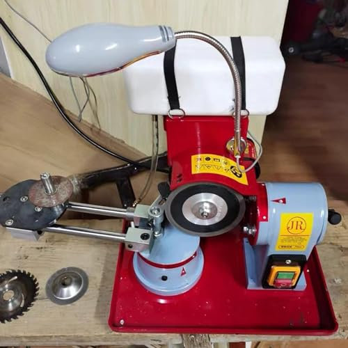 YXYLJOZ Circular Saw Blade Sharpener Water Injection Rotary Angle Mill Grinder Grinding Sharpening Machine with Water Tank