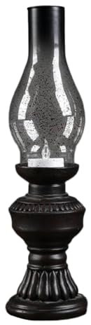 FUTUREORYY Retro -kerosin -lampen -Ornamente Vintage Kerosin-öllaterne Alte Lampe Vintage Wohnkultur Retro-öllampendekor Petroleumlampe Öllampen Öllampenornament Petroleumlampen Schwarz Glas