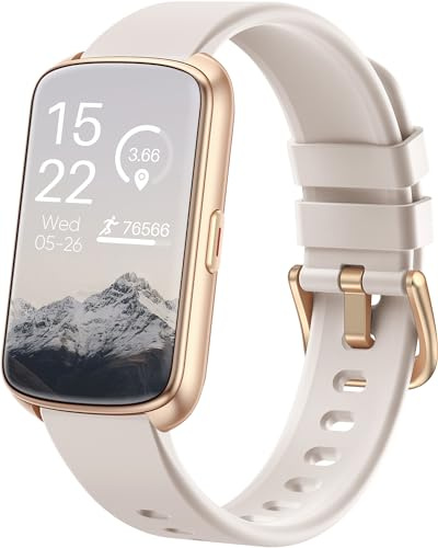 Fitness Tracker, Smart Watch da 3,73 cm per donne e uomini, monitoraggio dell'attività fisica con frequenza cardiaca 24/7, pressione sanguigna, ossigeno nel sangue, contapassi, monitoraggio del sonno