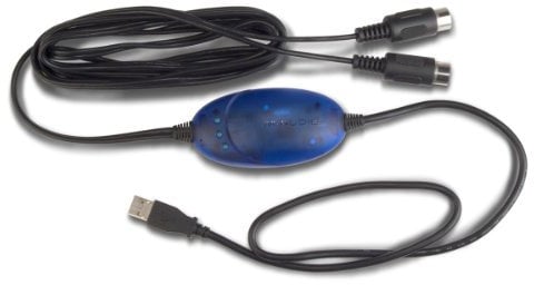 M-Audio Uno - Ultra-Portable 1-In/1-Out USB Bus-Powered MIDI Interface For Mac & PC - The Perfect Solution To Connect Your Synthesisers & Sound Modules to your Computer