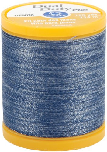 Coats & Clark Inc. Dual Duty Plus Denim, 125 YD, Jeansblau