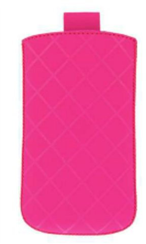 Valenta Pocket Neo Diamonds Schutzhülle aus Leder, Größe 22, Rosa