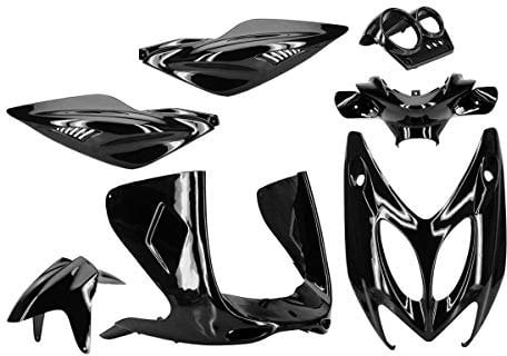 Verkleidungskit TNT für MBK/YAMAHA Nitro/Aerox schwarz metallic, 7-teilig