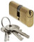 CISA 08210/05 Cylindre Ovale en Laiton Art.08210/05 60-25 x 25, 30/30 mm