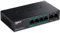 TRENDnet, TPE-S50, 6-Port Fast Ethernet PoE+ Switch, 60W PoE Budget, 1,2 Gbps Switch-Kapazität, Metall, Schwarz