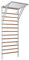 Sprossenwand Set Metall/Holz, 2-TLG. inkl. Schlingengitter