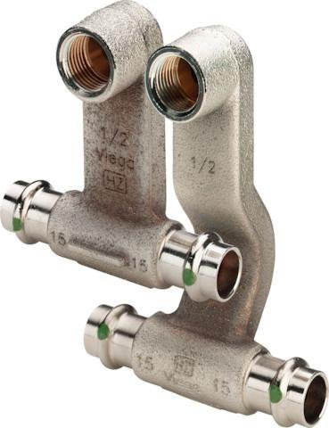 'Viega Sanpress Kreuz 2273.1 – 2273.1 15 x vernickeltem Messing 1/2X15