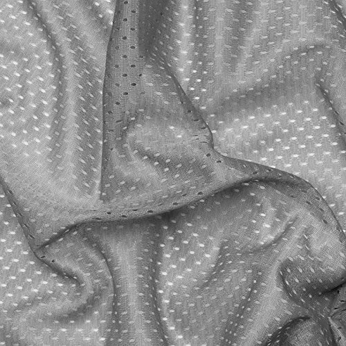 Sport Mesh - Leicht transparentes Netzgewirke - Grau per Meter | Ideal als Innenfutter von Bekleidung und Taschen!